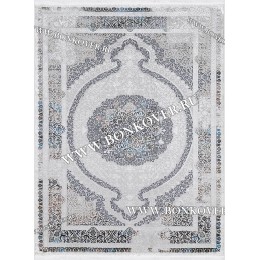 Ковер в гостиную дизайн 60 Серый