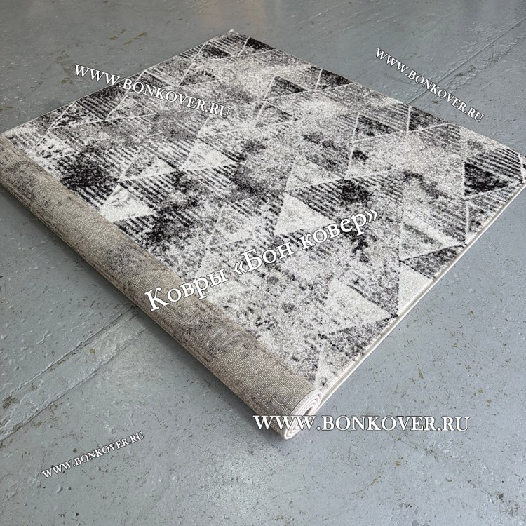 Ковер Лайт Карпет New 05 NN Геометрический Серый