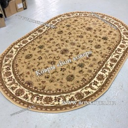 Бежевый Овальный Ковер Для Гостиной Дизайн 26364