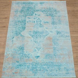 Ковер Art deco 3041B CREAM / JADE_TURQUOISE